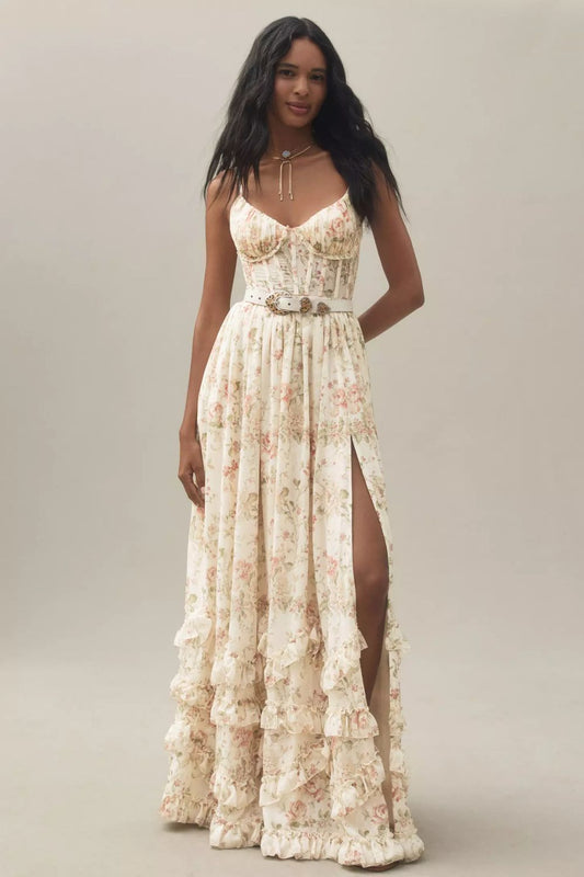 Alira | Elegant Floral Summer Dress