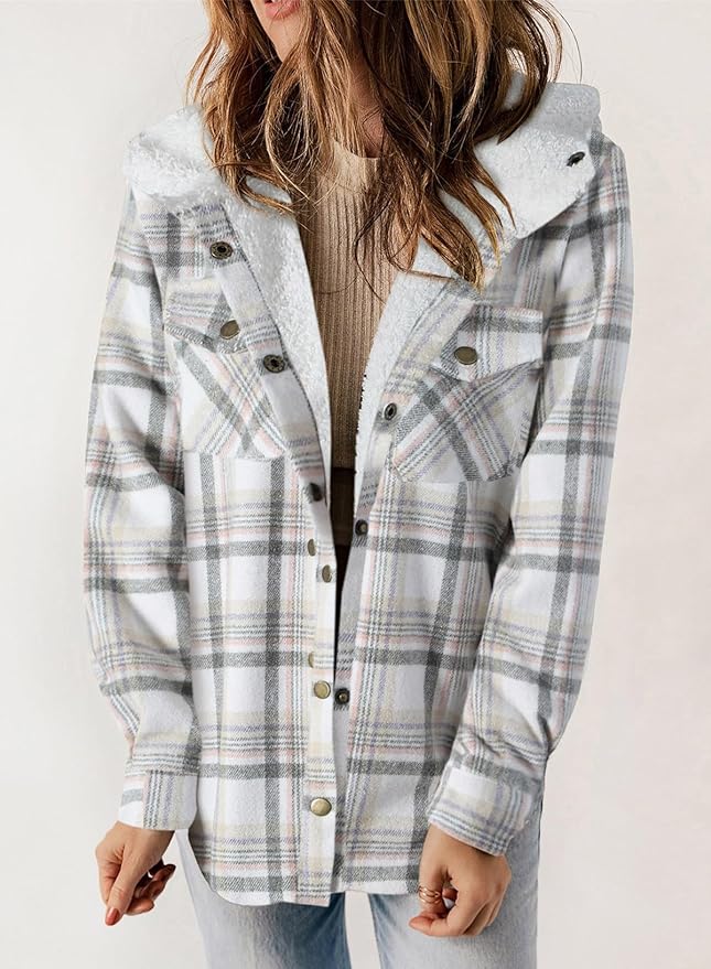 Elvessa Plaid Flanel Jacket