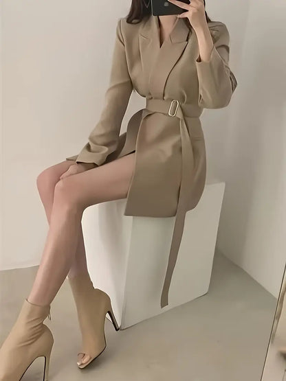 Sophia™ - Chic Midi Trench Coat