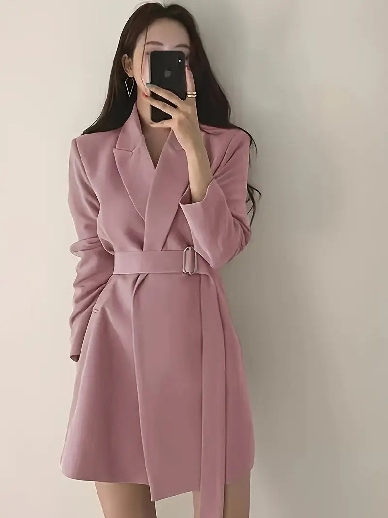 Sophia™ - Chic Midi Trench Coat