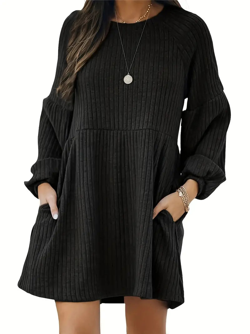 Casual Winter Mini Dress for Women