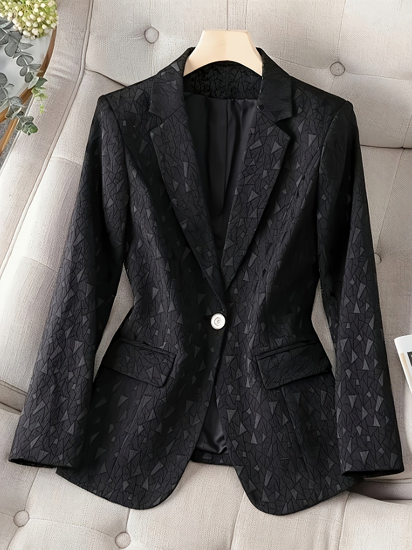 Lina™ - Elegant Single-Breasted Blazer
