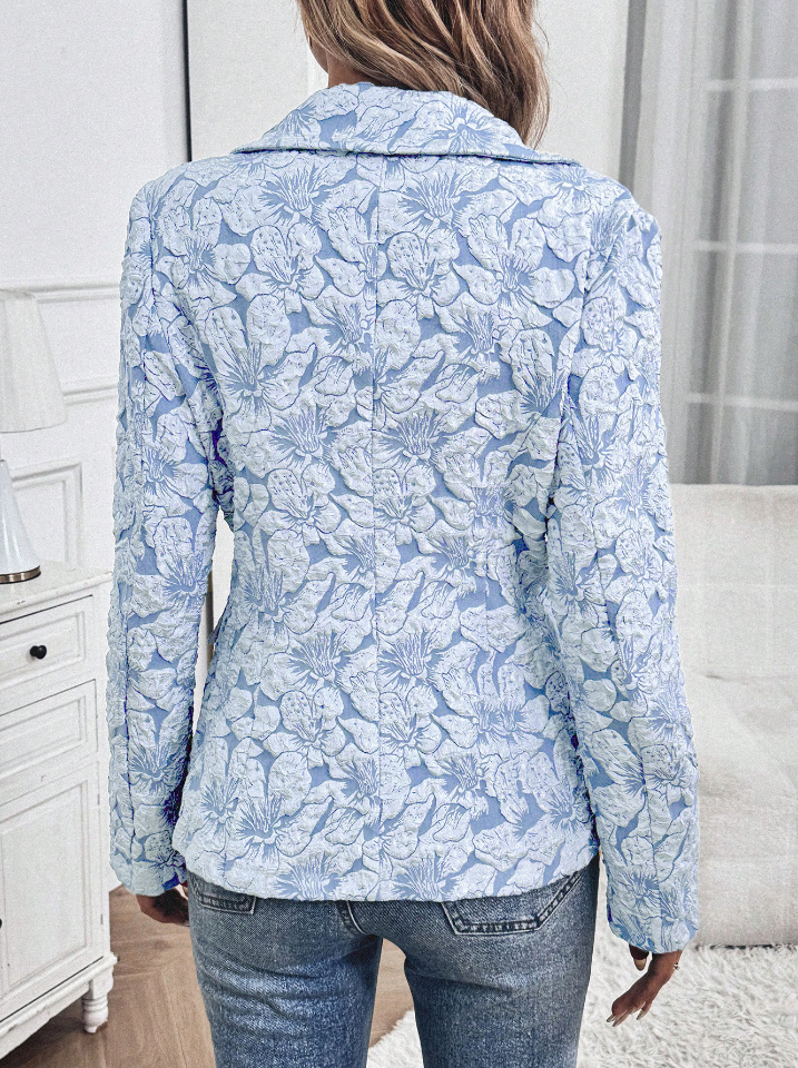 Scarlett™ - Stylish Floral Print Blazer