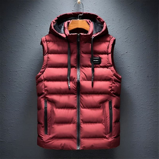 LUCAS – HOODED PUFFER VEST